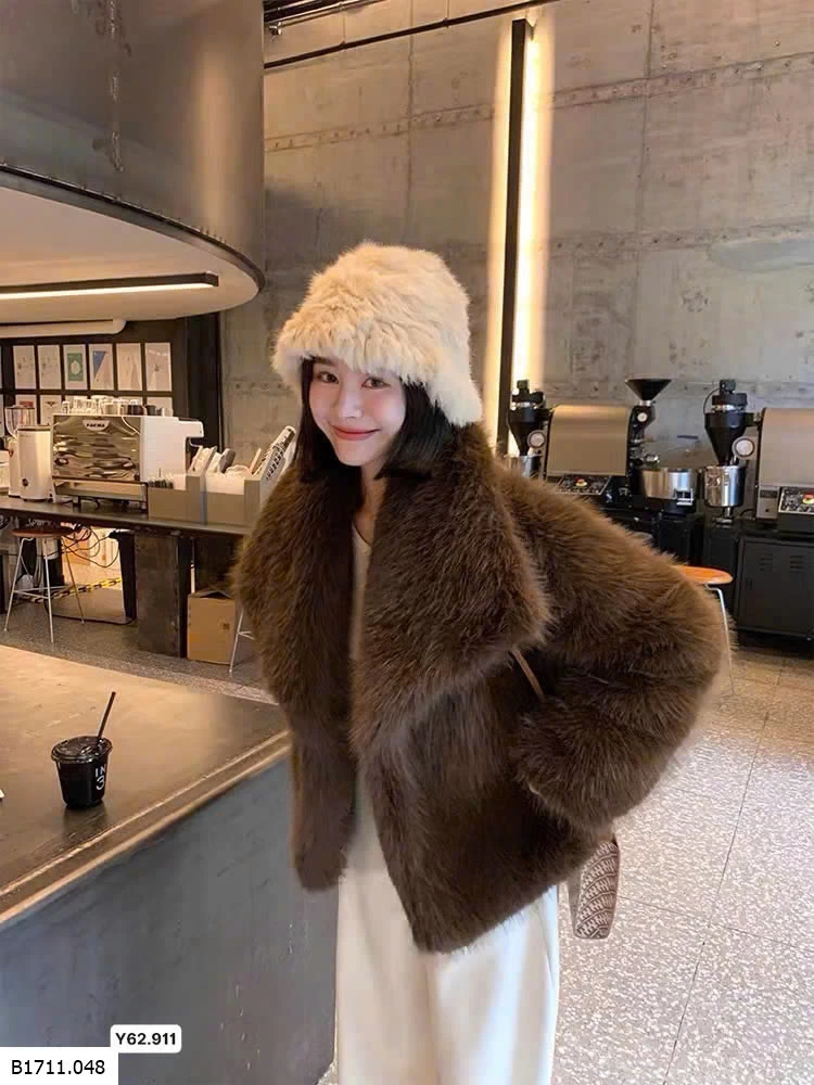 Áo khoác lông thời trang nữ KASLEAD   Giá sỉ 470k