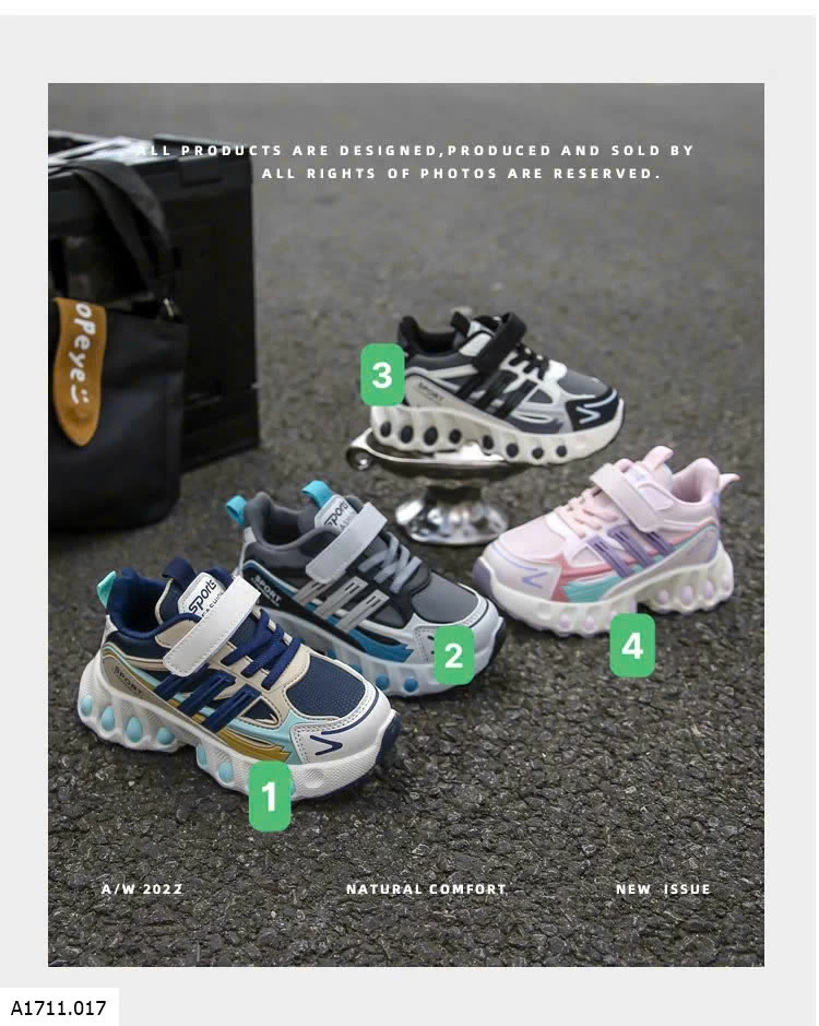 GIÀY THỂ THAO CHO BÉ  Giá sỉ 145k