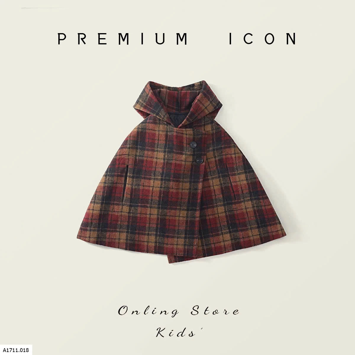 ÁO CHOÀNG DẠ CÓ MŨ BÉ GÁI  Giá sỉ 150k