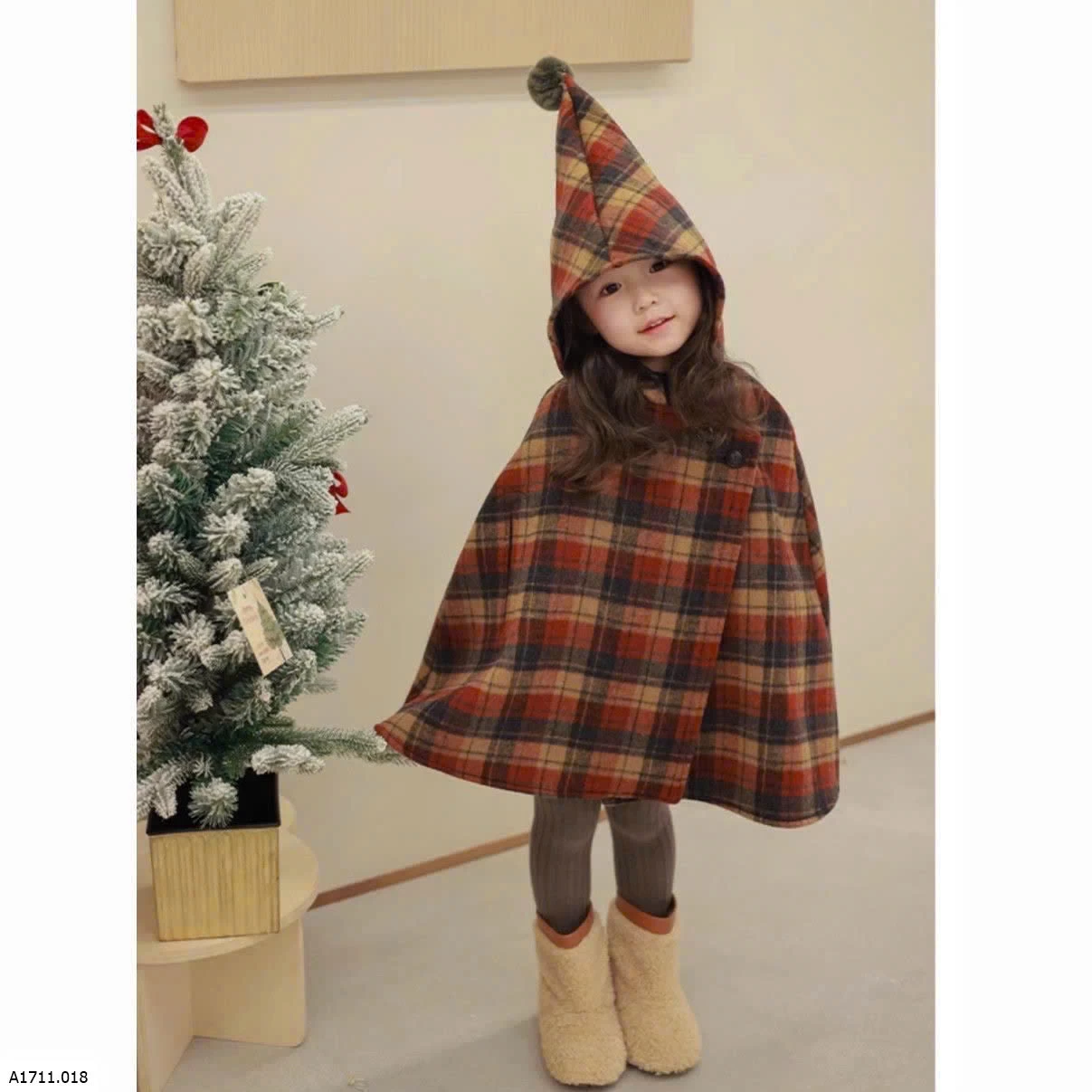 ÁO CHOÀNG DẠ CÓ MŨ BÉ GÁI  Giá sỉ 150k