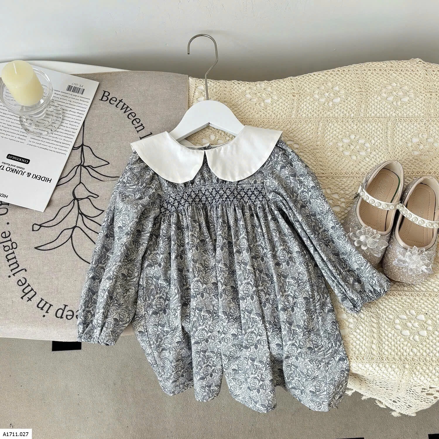 Set váy công chúa mix cardigan bé gái  Giá sỉ 225k/s