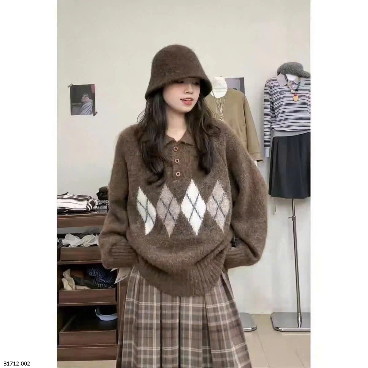 ÁO LEN CỔ POLO   Giá sỉ 165k