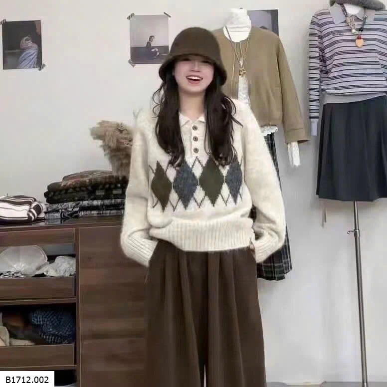 ÁO LEN CỔ POLO   Giá sỉ 165k