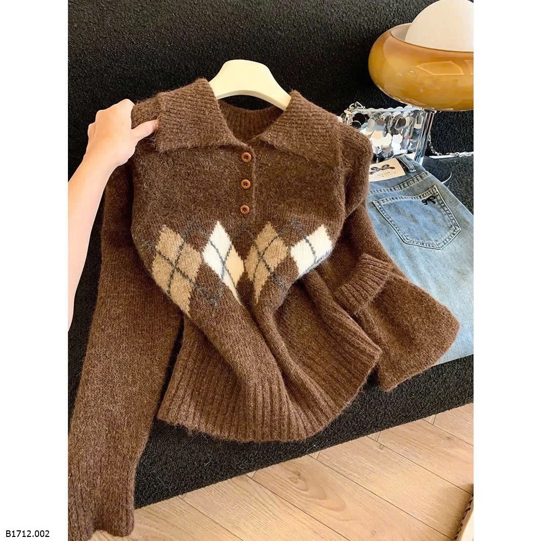 ÁO LEN CỔ POLO   Giá sỉ 165k