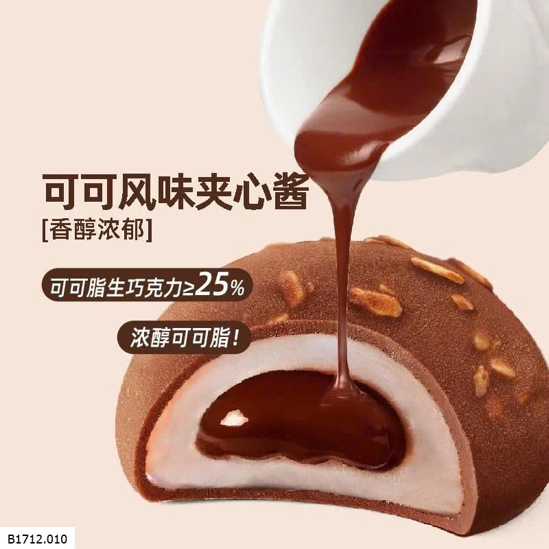 BÁNH MOCHI NHÂN CACAO PHỦ HẠT   Giá sỉ 95k