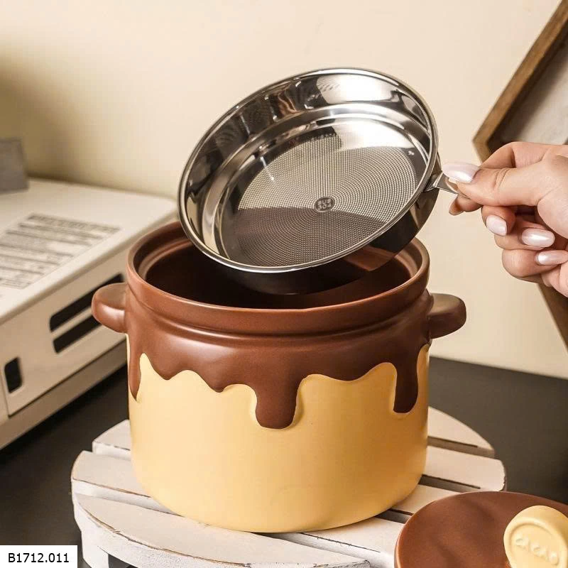 HŨ ĐỰNG MỠ HÌNH SOCOLA   Giá sỉ bé: #200k lớn: #285k