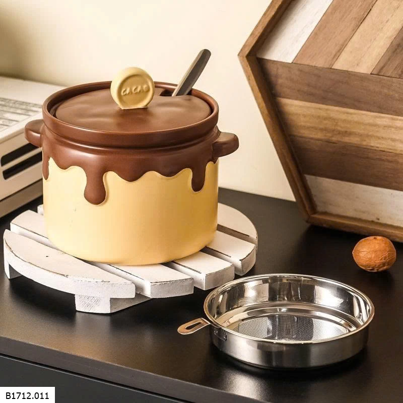 HŨ ĐỰNG MỠ HÌNH SOCOLA   Giá sỉ bé: #200k lớn: #285k