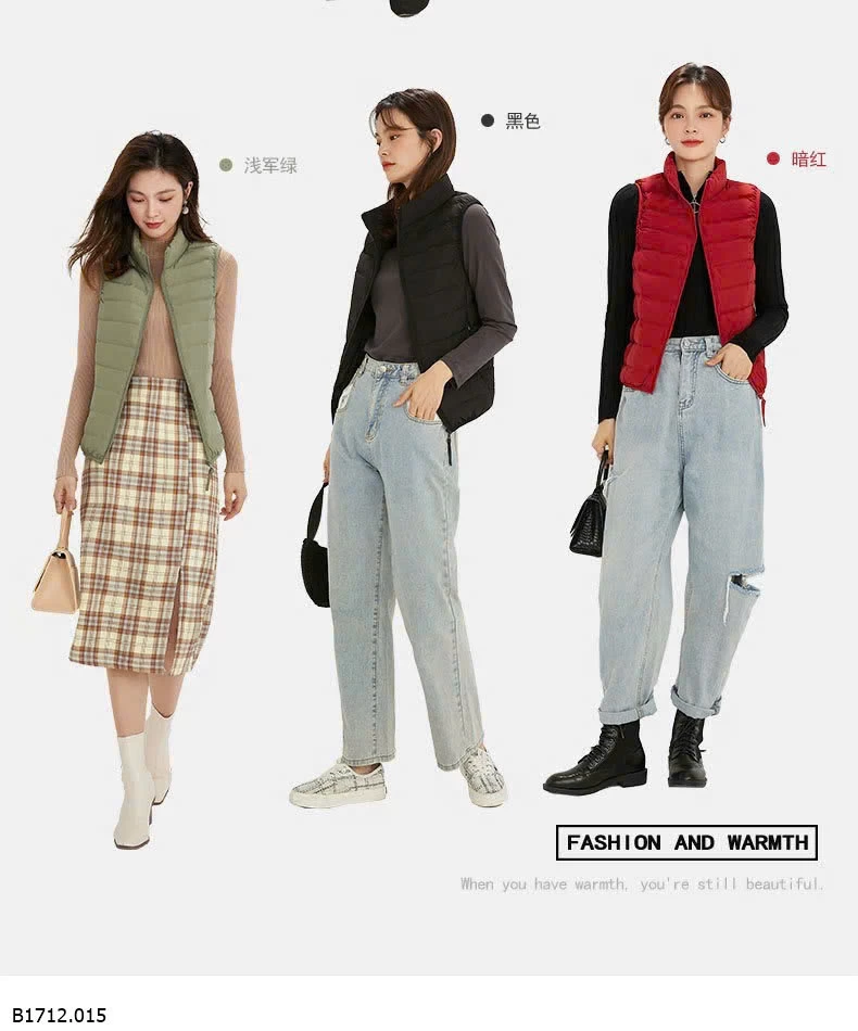 ÁO GILE PHAO LÔNG VŨ  Giá sỉ 310k