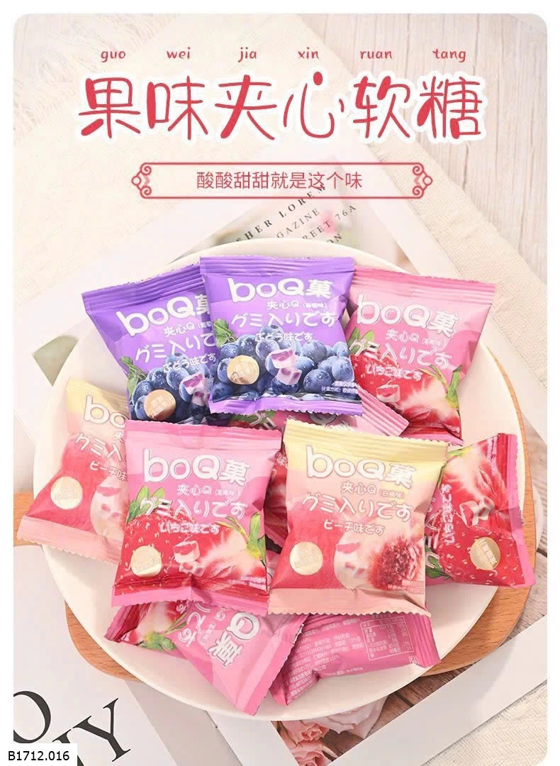 KẸO SỮA CHUA HOA QUẢ.  Giá sỉ 145k