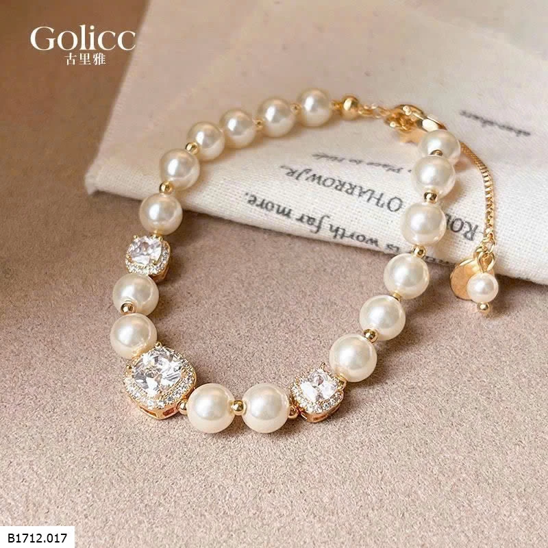 VÒNG TAY NGỌC TRAI GOLIC  Giá sỉ 145k