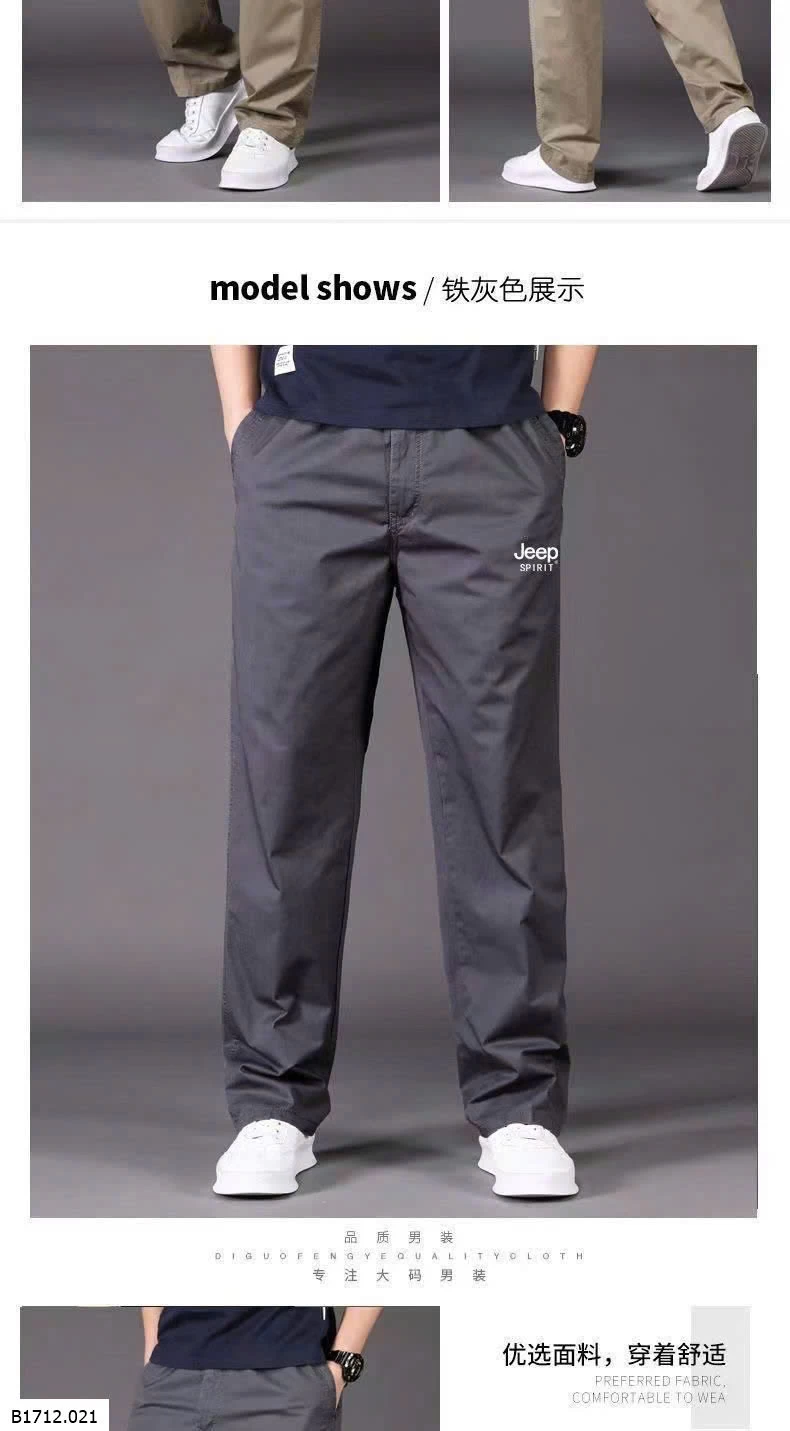 QUẦN ỐNG ĐỨNG JEEP NAM  Giá sỉ 235k