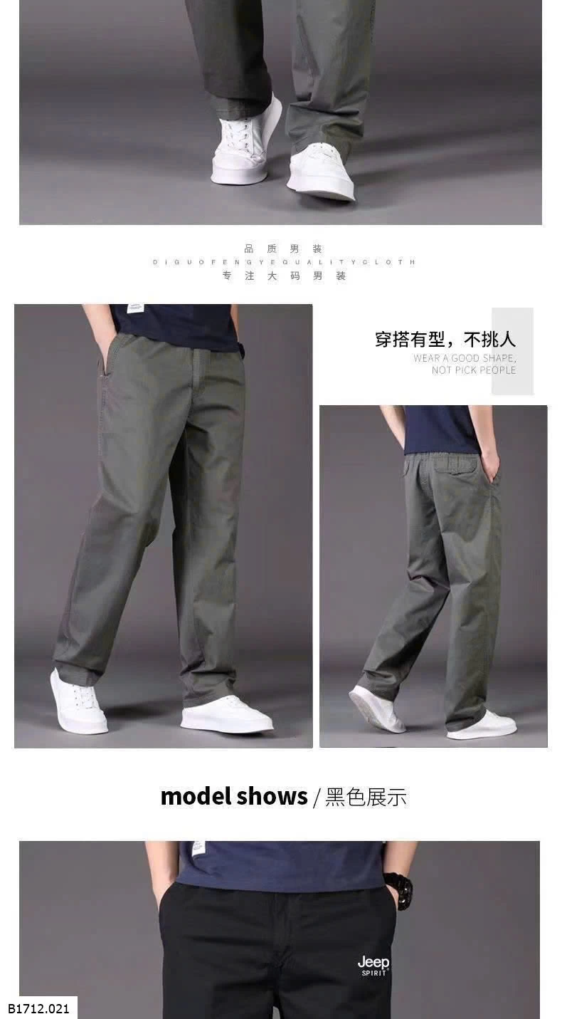 QUẦN ỐNG ĐỨNG JEEP NAM  Giá sỉ 235k