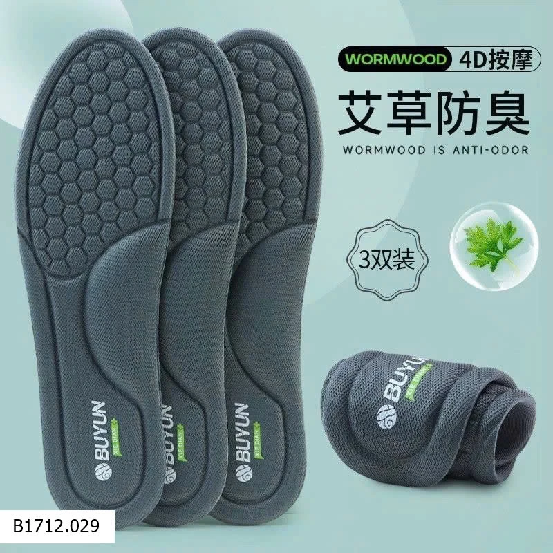 Set 3 đôi lót giày ngải cứu BUYUN  Giá sỉ 60k