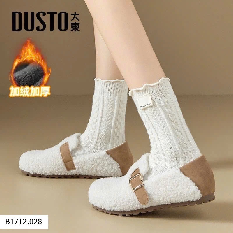 GIÀY LÔNG CỪU LÓT LÔNG DUSTO  Giá sỉ 325k