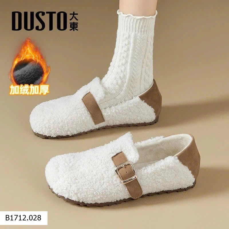 GIÀY LÔNG CỪU LÓT LÔNG DUSTO  Giá sỉ 325k