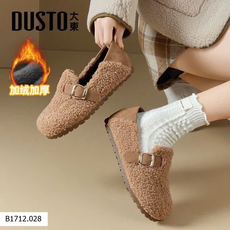 GIÀY LÔNG CỪU LÓT LÔNG DUSTO  Giá sỉ 325k