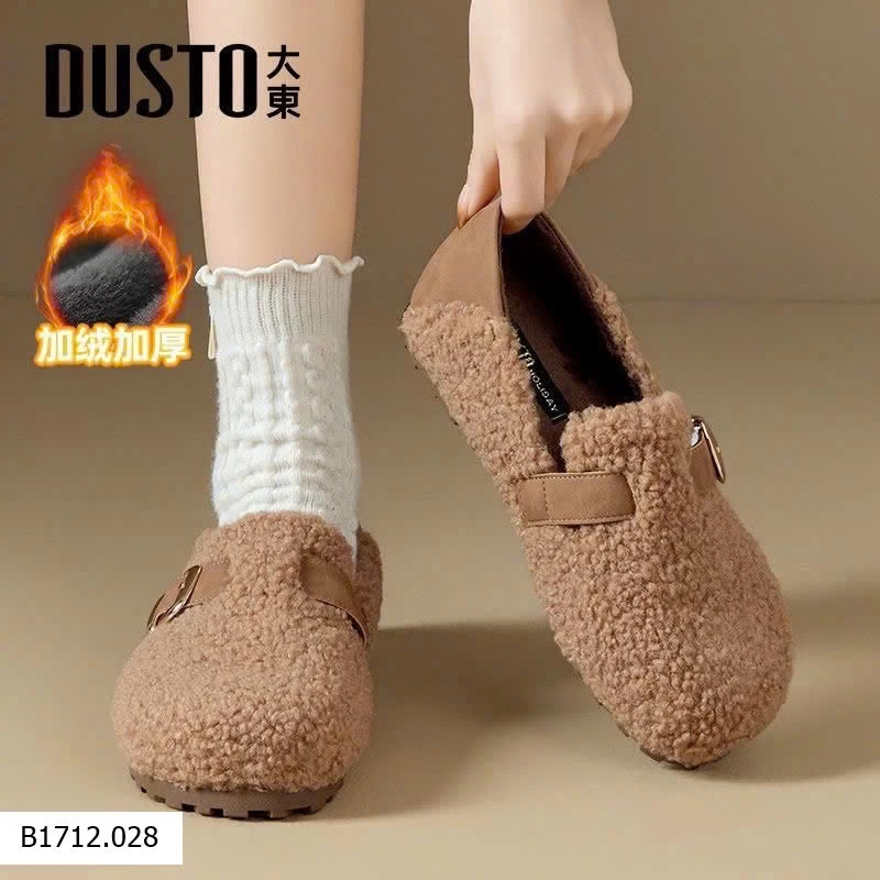 GIÀY LÔNG CỪU LÓT LÔNG DUSTO  Giá sỉ 325k