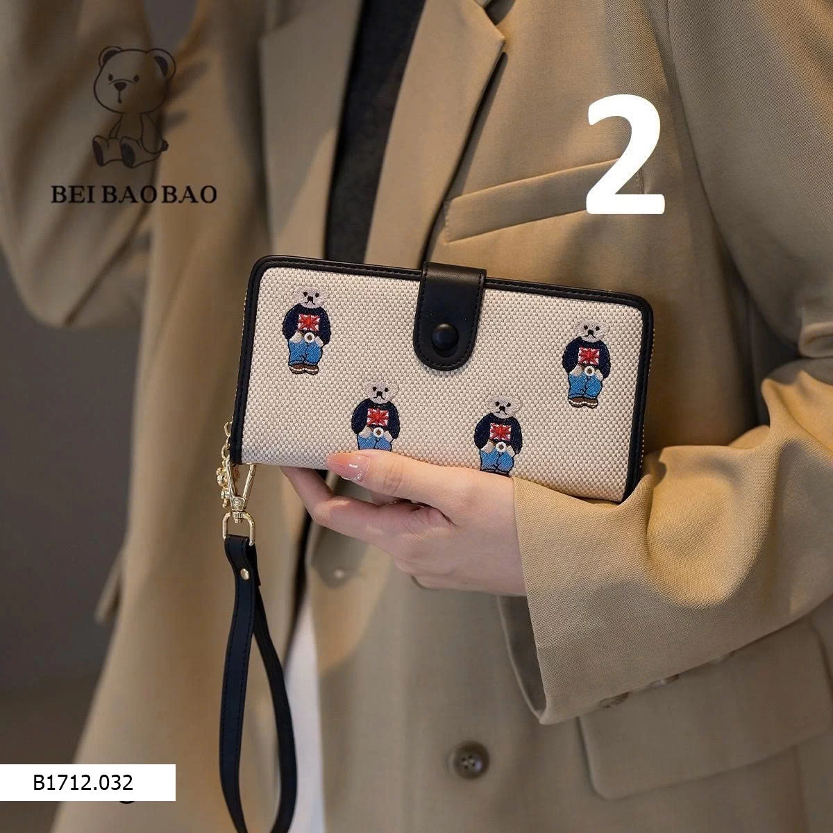 VÍ GẤU BEIBAOBABO  Giá sỉ mẫu 1-3 ( ví dài ): 165k       mẫu 4-6 ( ví ngắn ): 110k