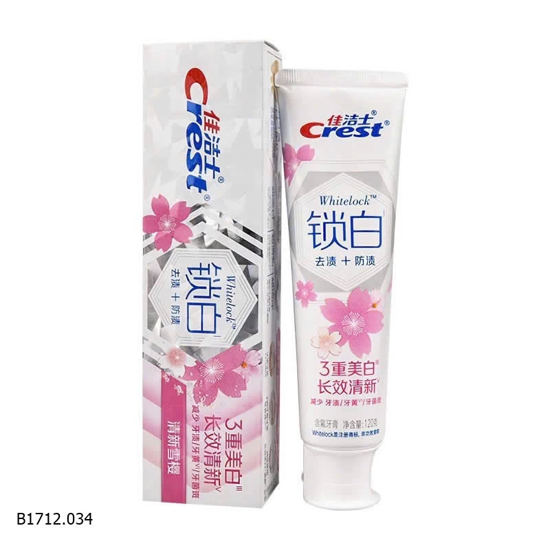 KEM ĐÁNH RĂNG GIỮ TRẮNG CREST  Giá sỉ 112k/2 tuyp 