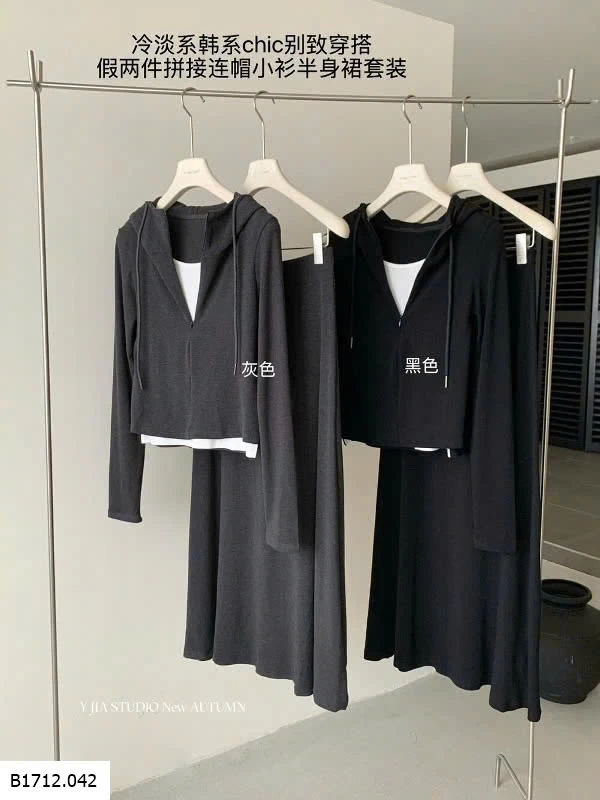 SET COTTON CÓ MŨ NHÀ YJIA  Giá sỉ 410k