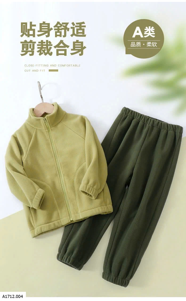 BỘ NỈ LÔNG CỪU TRẺ EM MAMDAD  Giá sỉ Size  110 120 130: #150k Size 140 150: #170k Size 160 170: #200ka