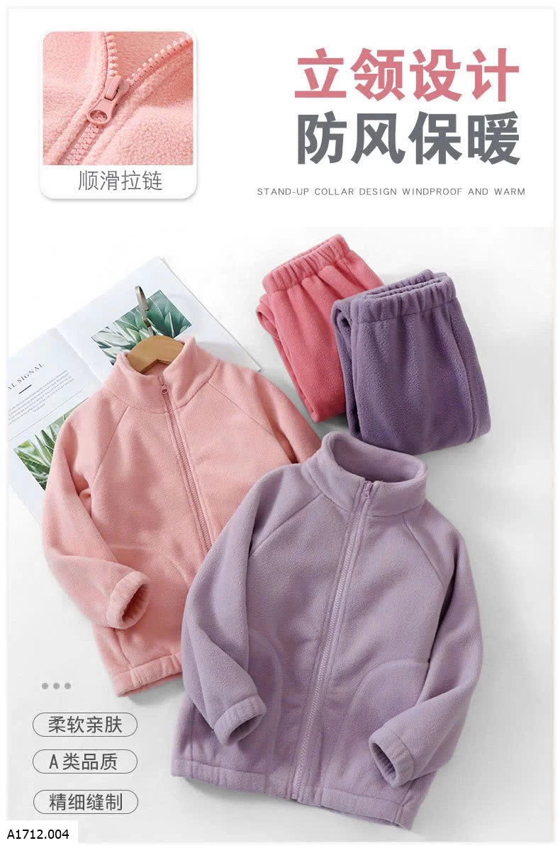 BỘ NỈ LÔNG CỪU TRẺ EM MAMDAD  Giá sỉ Size  110 120 130: #150k Size 140 150: #170k Size 160 170: #200ka