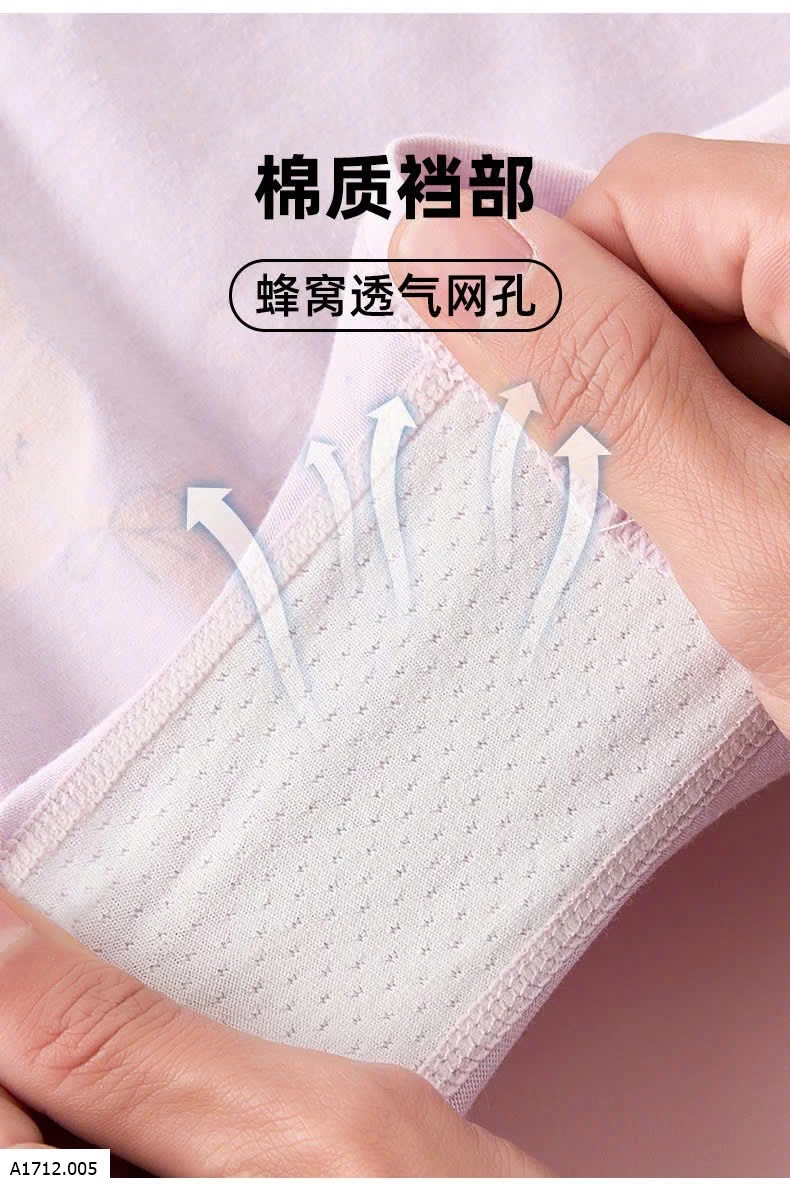 SET 4 QUẦN CHÍP ĐÙI CO BÉ GÁI  Giá sỉ 90ka