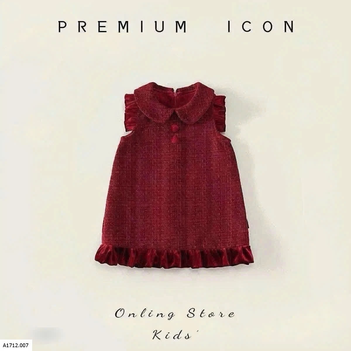 VÁY ĐỎ CHO BÉ  Giá sỉ 170k