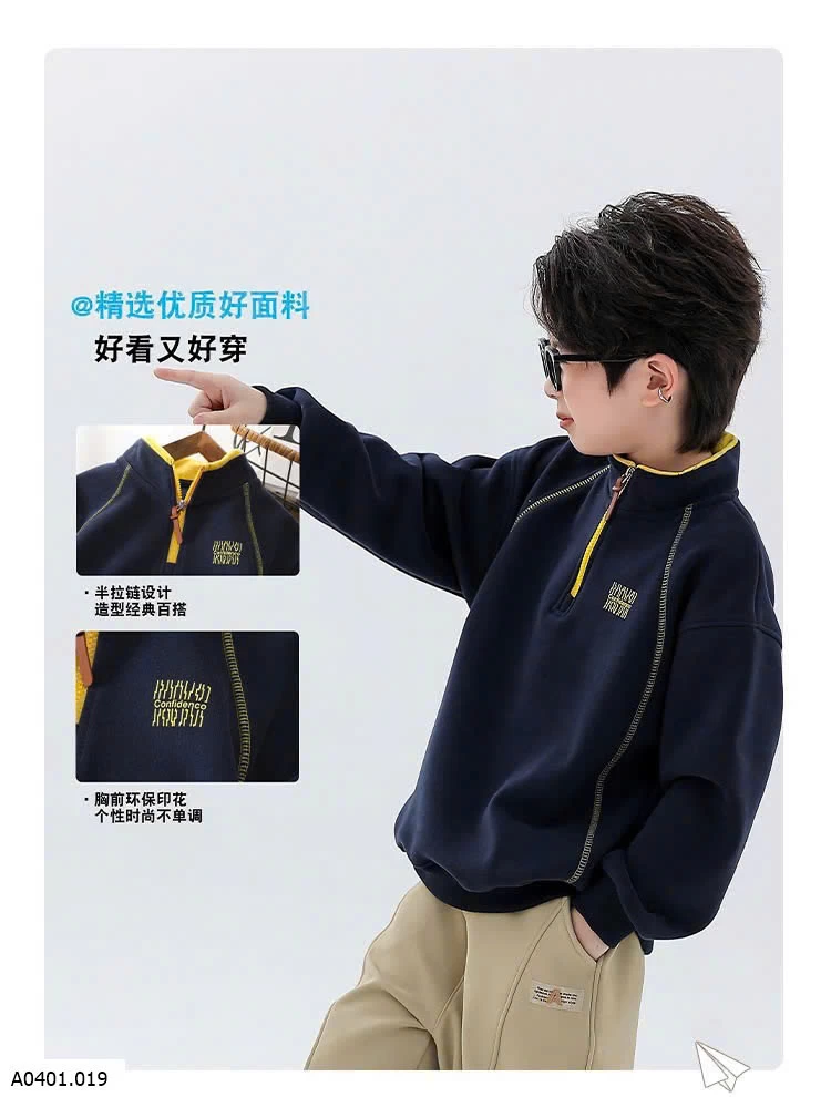 ÁO NỈ TRẺ EM LÓT LÔNG CỪU  Giá sỉ sz 110-120 : #220k       Sz 130- 160 : #235k       Sz 170: #250ka