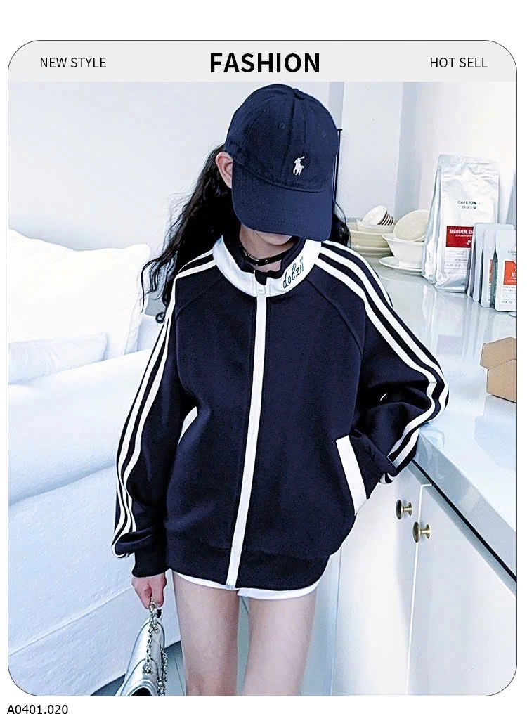 ÁO KHOÁC NỈ THỂ THAO SZ ĐẠI   Giá sỉ 220k