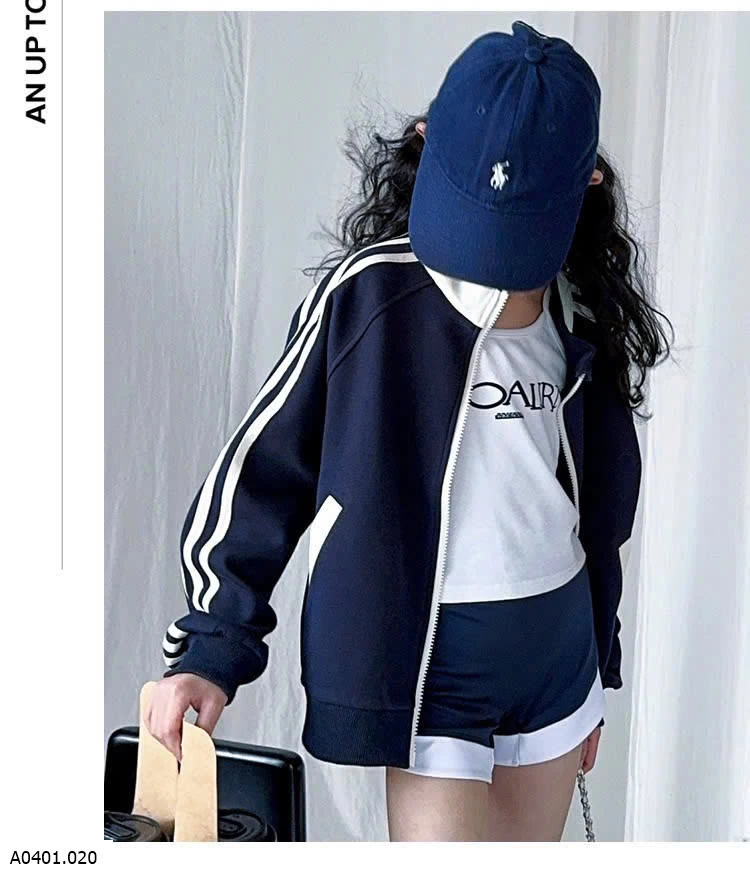 ÁO KHOÁC NỈ THỂ THAO SZ ĐẠI   Giá sỉ 220k