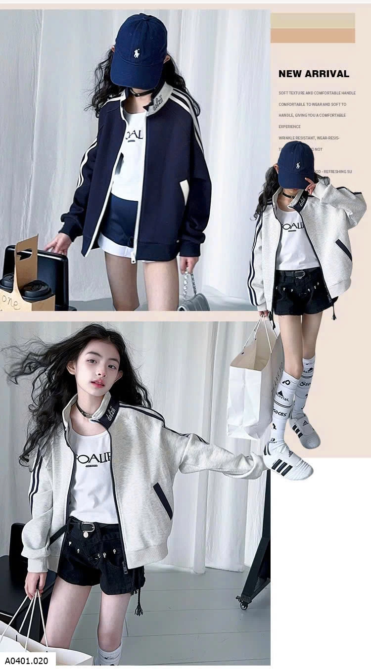 ÁO KHOÁC NỈ THỂ THAO SZ ĐẠI   Giá sỉ 220k