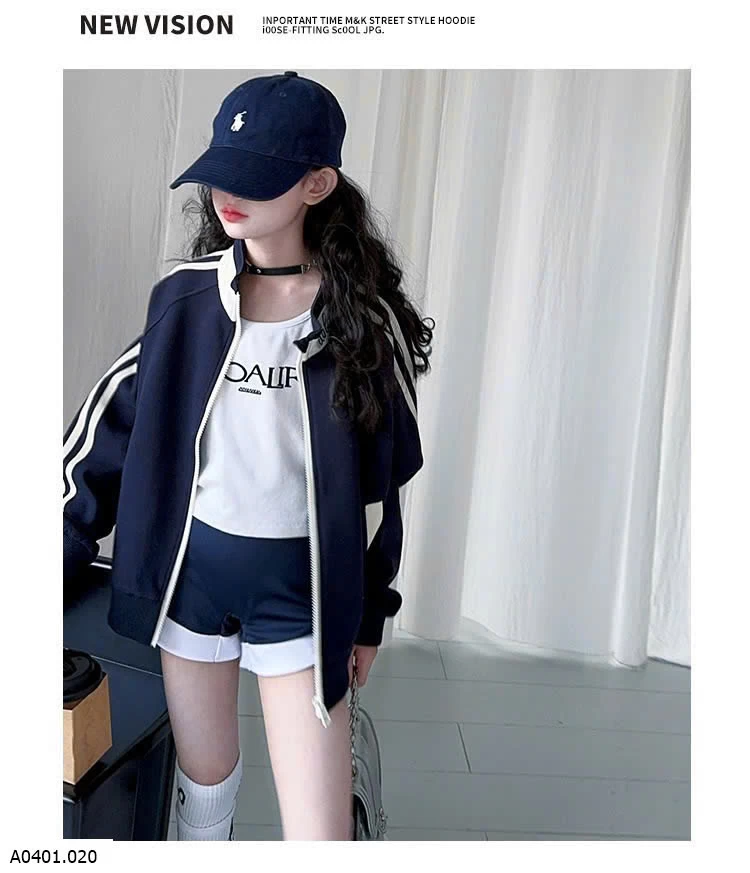 ÁO KHOÁC NỈ THỂ THAO SZ ĐẠI   Giá sỉ 220k