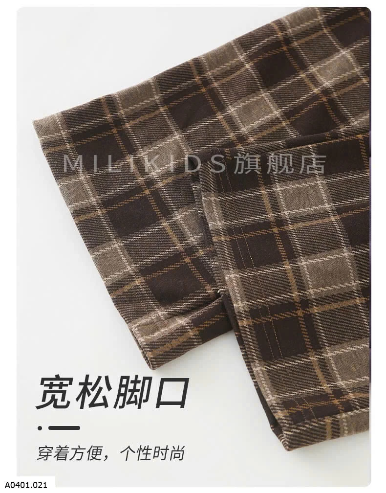 QUẦN SUÔNG KẺ BÉ GÁI HÀNG MILIKID  Giá sỉ Sz 120- 140: #180k Sz120-170 #200k