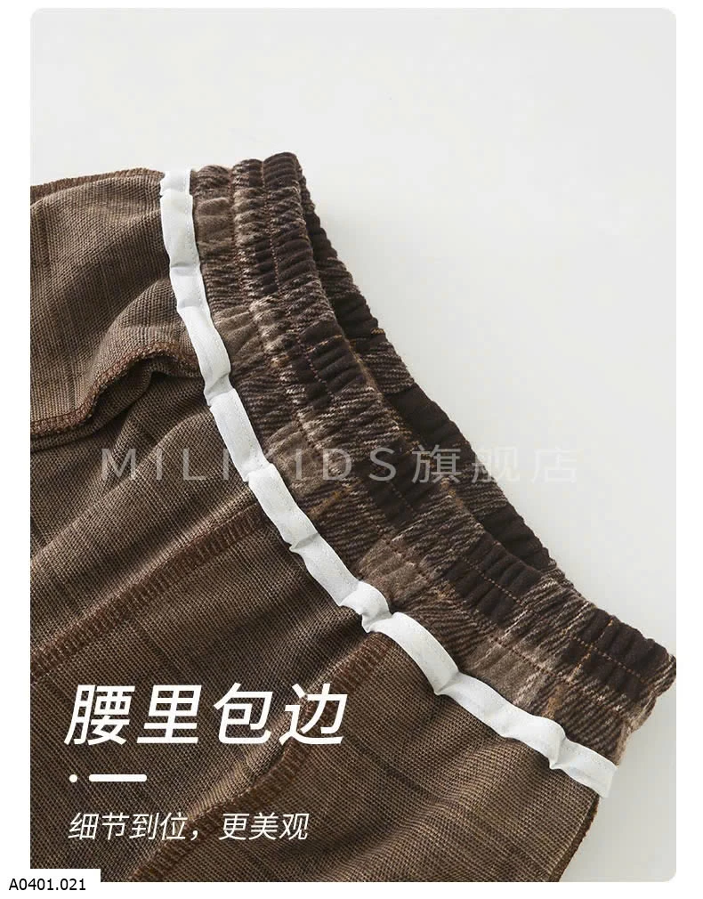 QUẦN SUÔNG KẺ BÉ GÁI HÀNG MILIKID  Giá sỉ Sz 120- 140: #180k Sz120-170 #200k