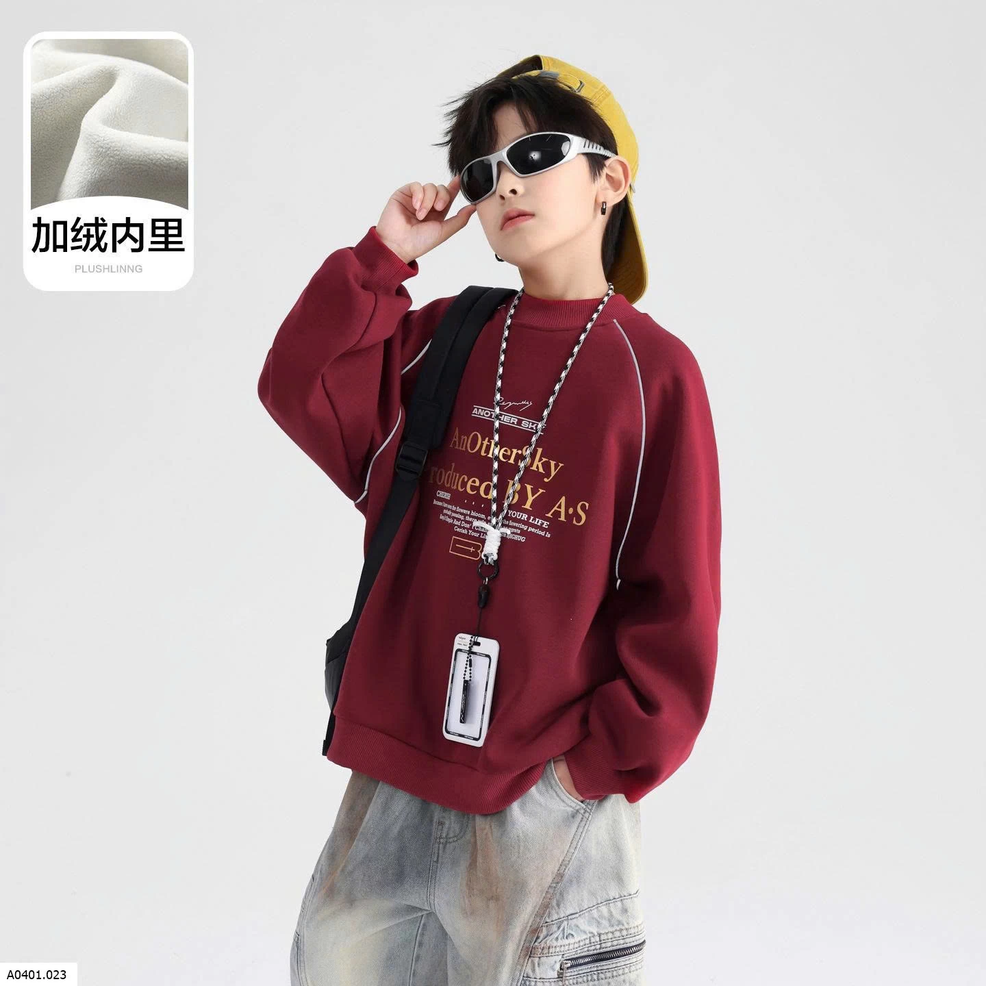 ÁO NỈ LÓT LÔNG CHỮ SIZE ĐẠI   Giá sỉ 225kA