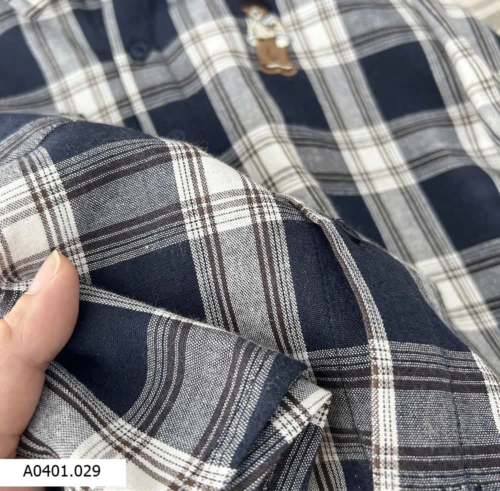 ÁO SƠ MI KẺ KACADY   Giá sỉ 140ka