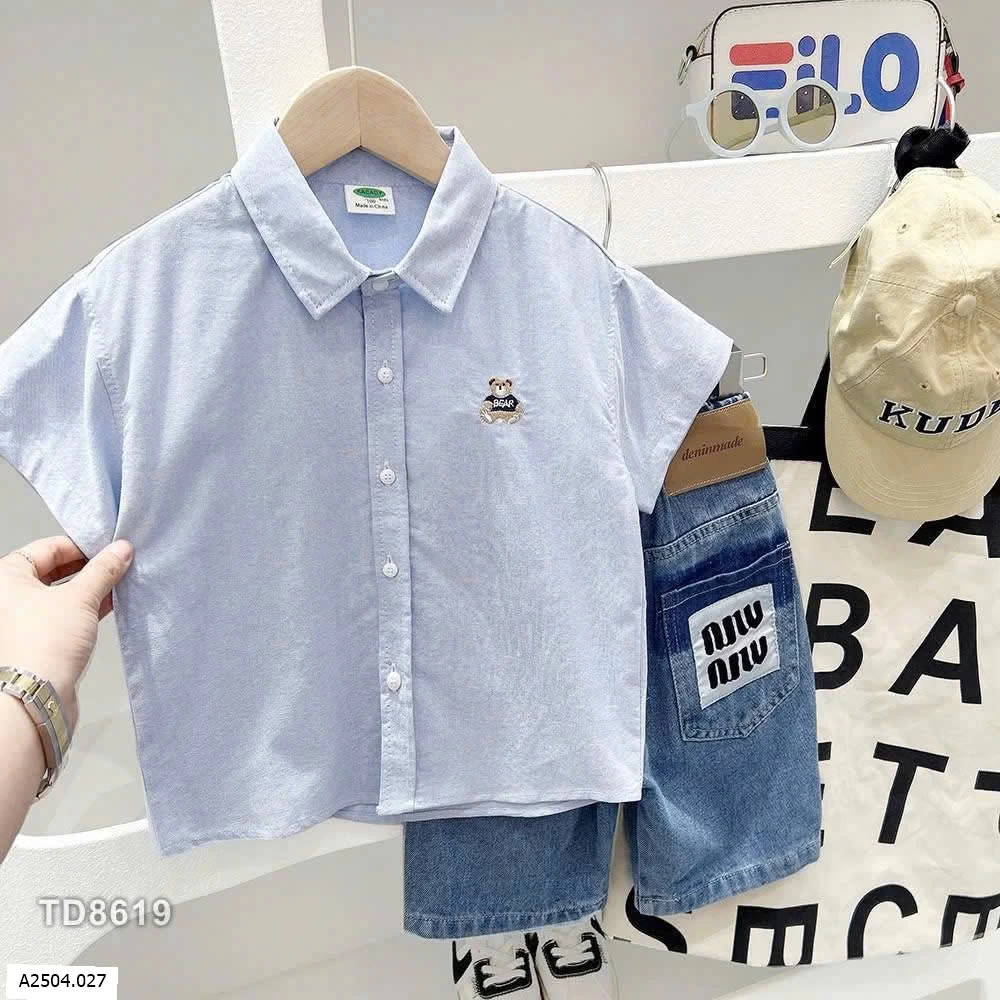 ÁO SƠ MI - ÁO POLO #KACADY BÉ TRAI  Sỉ Mẫu 6 đến 12  : 94k/1c Các mẫu còn lại : 110k/1c