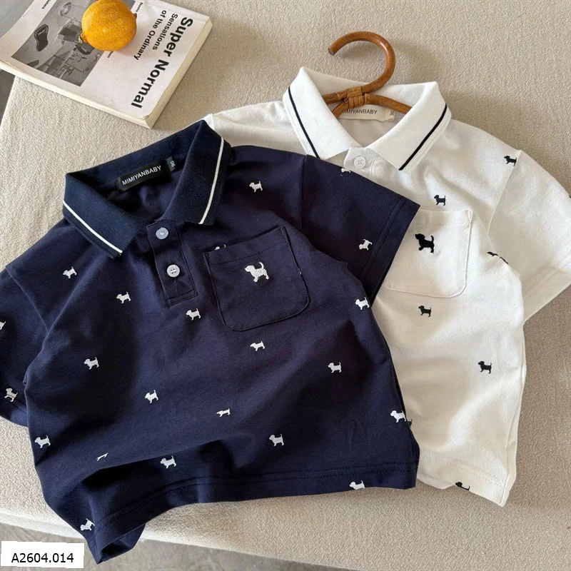  ÁO POLO CÚN CỘC TAY CHO BT  Sỉ 140k