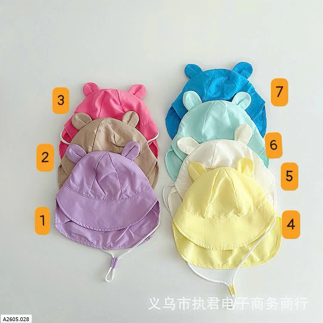 MŨ CHỐNG NẮNG DỄ THƯƠNG CHO BÉ Sỉ 64k