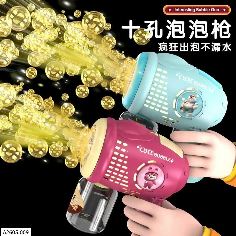 ÚNG BẮN BONG BÓNG VỊT CUTE BUBBLE Sỉ 60k/ set ( súng + 20 gói dung dịch)