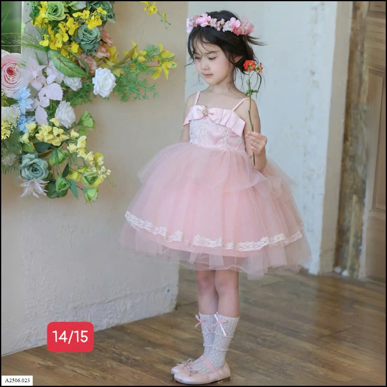 Váy Xinh Cho Bé  Sỉ giá M1-6:240k   M7-10:250k   M11-15:270k 