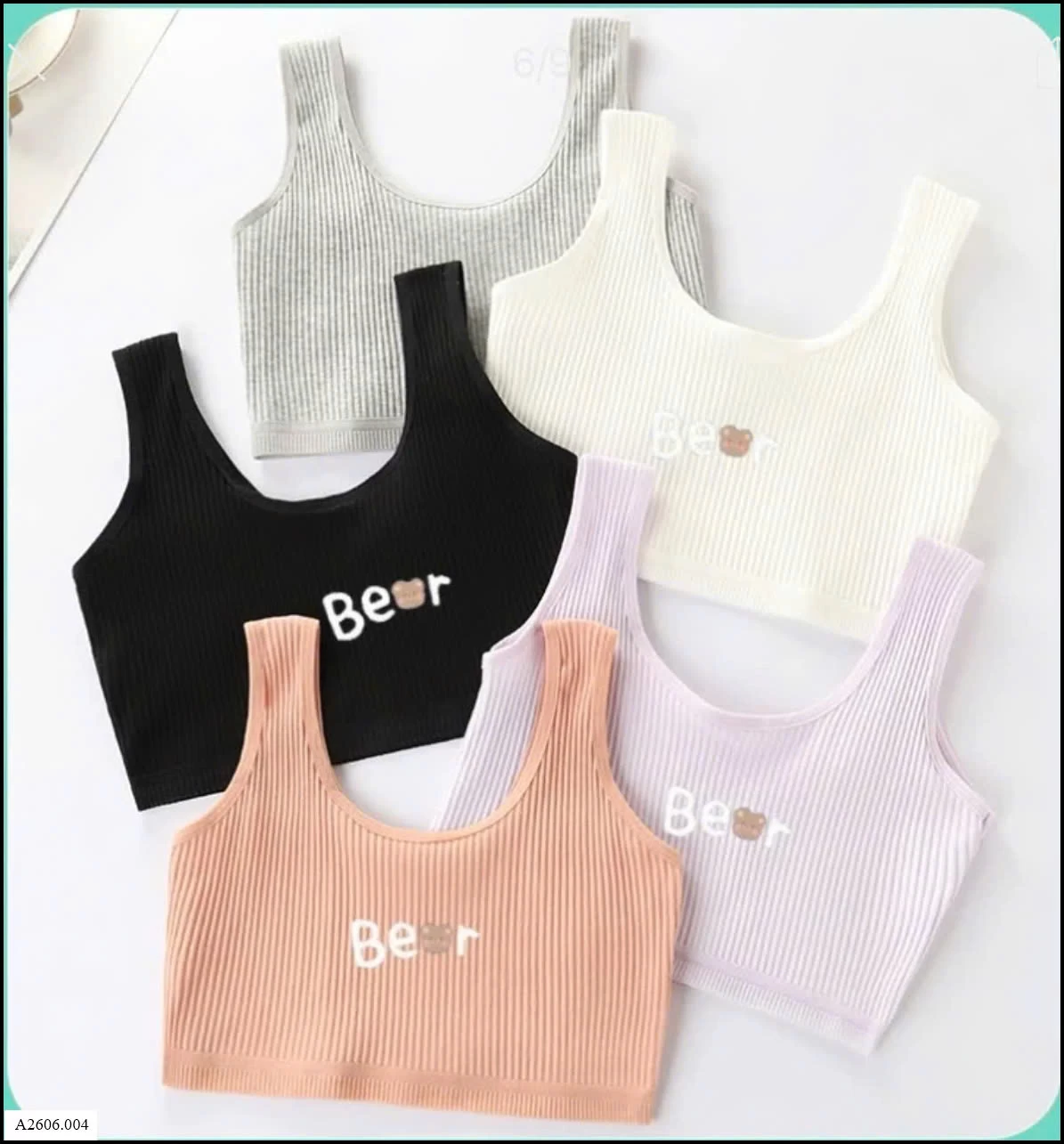 SET 3C ÁO LÓT BEAR CHO BG MỚI LỚN Sỉ giá 69k /1 set 3 áo