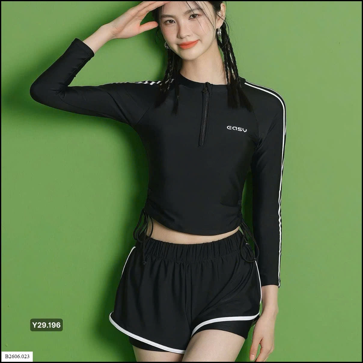 SET BỘ BƠI DÀI TAY NỮ Sỉ giá 95k