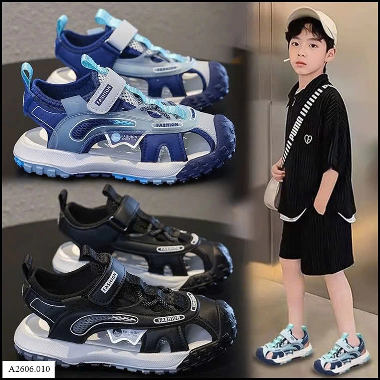 SANDAL BÍT MŨI BÉ TRAI Sỉ giá 150k