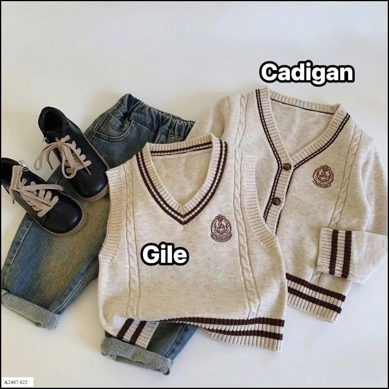  ÁO LEN VIỀN NGANG  Giá sỉ ghile  120k cadigan 156k