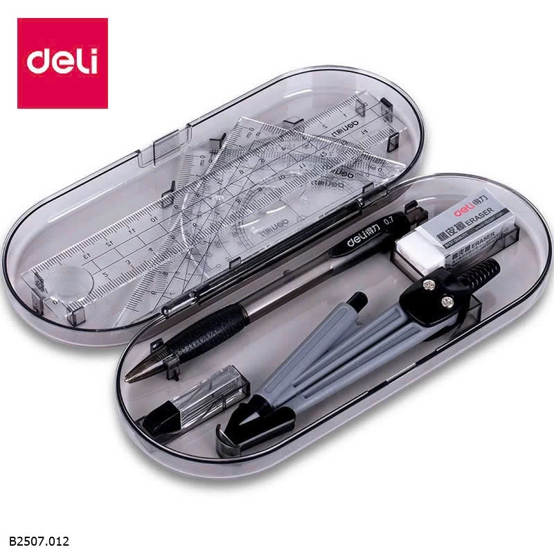 HỘP DỤNG CỤ HỌC TẬP DELI Sỉ 38k/1 bộ 