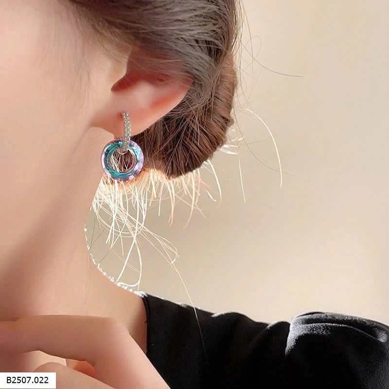  Hoa tai bạc 925 hãng GOLICC Sỉ 75k