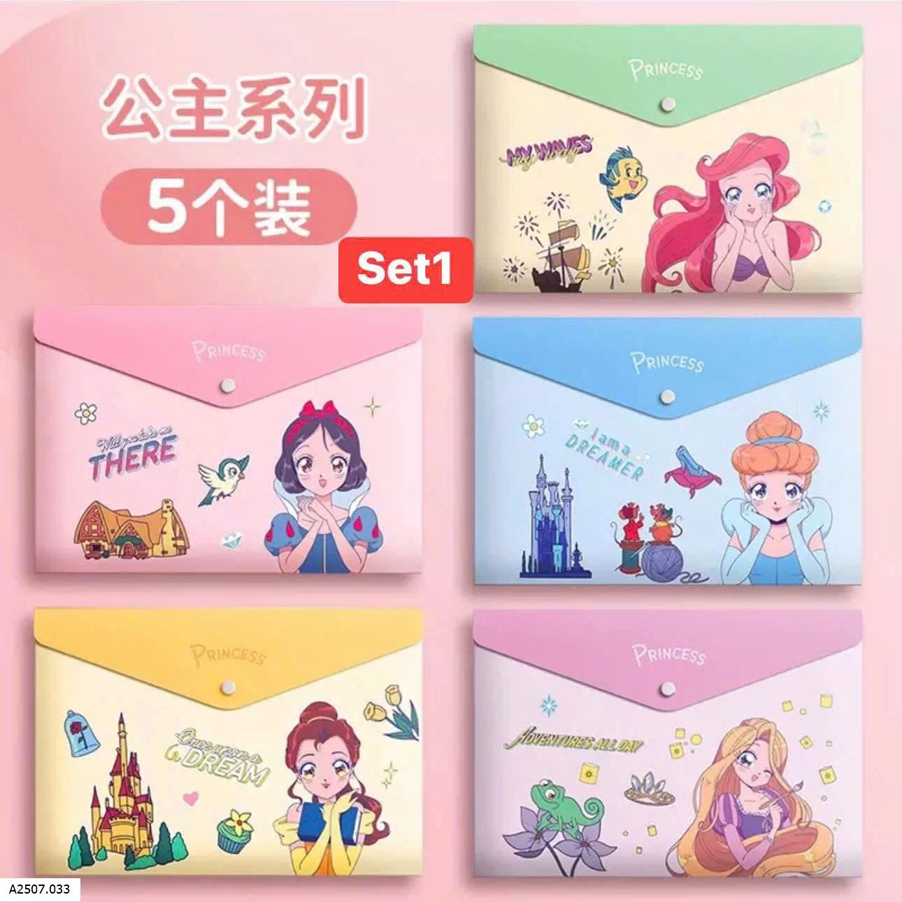 SET 5 TÚI ĐỰNG TÀI LIỆU     Sỉ 32k/set