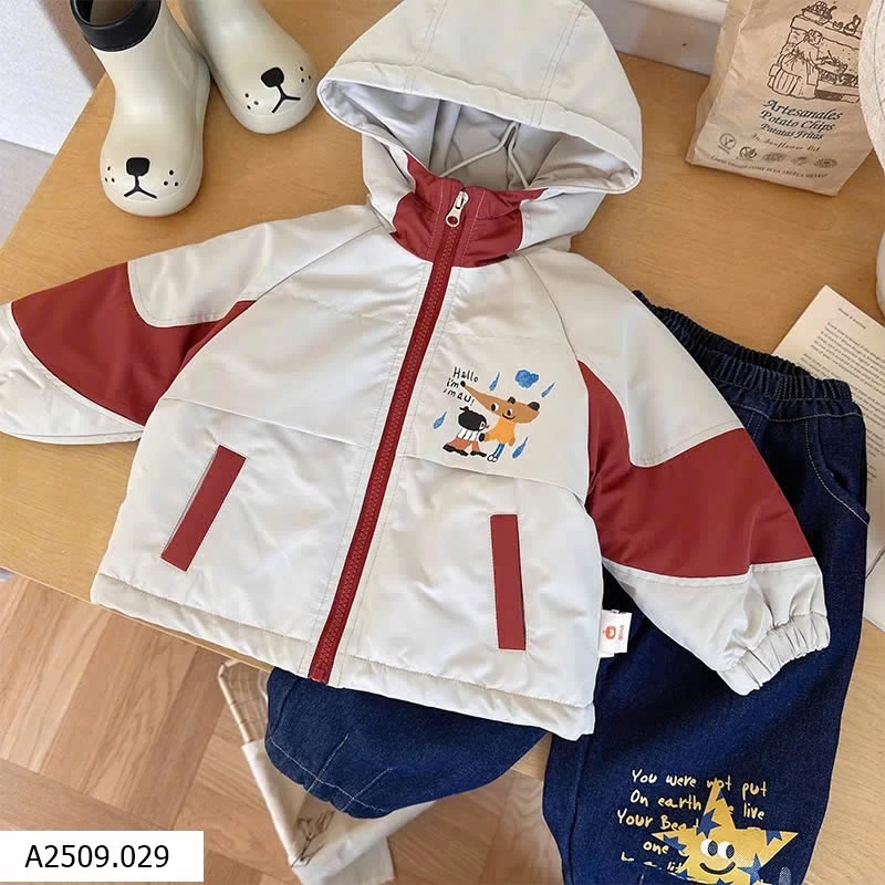 ÁO KHOÁC CÓ MŨ BT Giá sỉ 228k